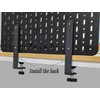 siawadeky Perforated Board Clamps 1 Pair Desk Punching Board Tabletop
