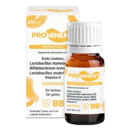 Probióticos Para Bebe En Gotas Con Vitamina D Prominent Bb Sin Sabor                                                                                  
