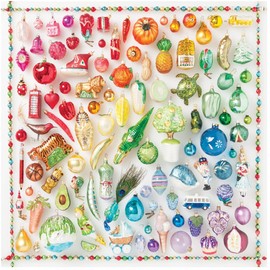 Galison 500 Piece Rainbow Ornaments Christmas Jigsaw Puzzle, Holiday Puzzle with Vibrant Colors (735351740)