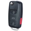 KEYECU for Volkswagen Beetle Eos Jetta Passat 2012-2018 Flip Remote