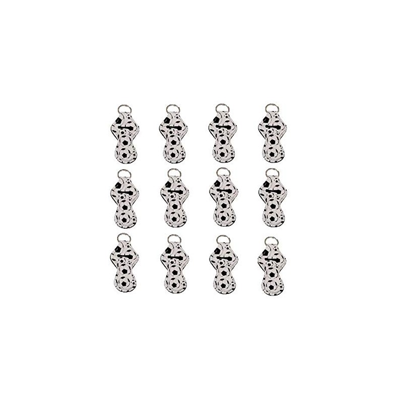 Sports Team Lip Balm Holder Keychains - Pack of 12