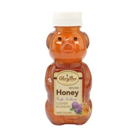 GloryBee Pacific Northwest Blossom Honey Bear, Clover, 12 Ounce