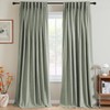 H.VERSAILTEX Pinch Pleated Full Blackout Curtains Linen Blended Chenille Blackout