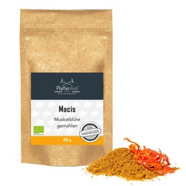 Macis, Macis Blossom Freshly Ground Premium Organic Quality Direct from Spice Garden in Sri Lanka, 100 g Pfefferdieb®