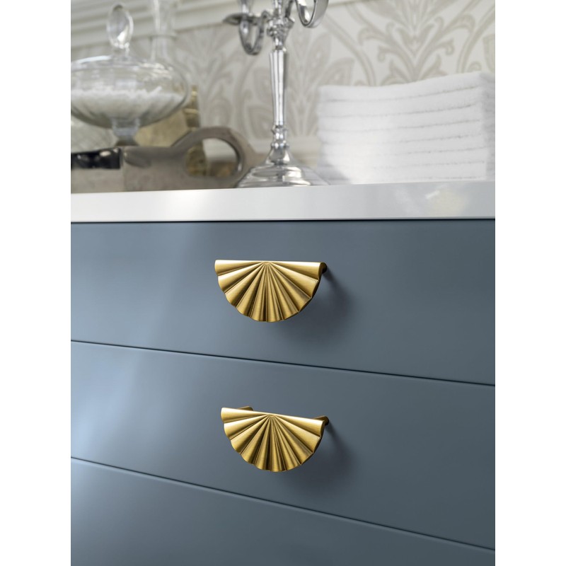 Goo-Ki 2.5''Hole Centers Light Brushed Gold Cabinet Pulls,Modern Accessible LuxuryZinc