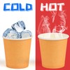 VEYLIN Small Disposable Paper Cups,120 Pieces 2 Ounce Mini Colored
