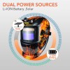 TRQWH Auto Darkening Welding Helmet with Light and Adjustable Sweatband