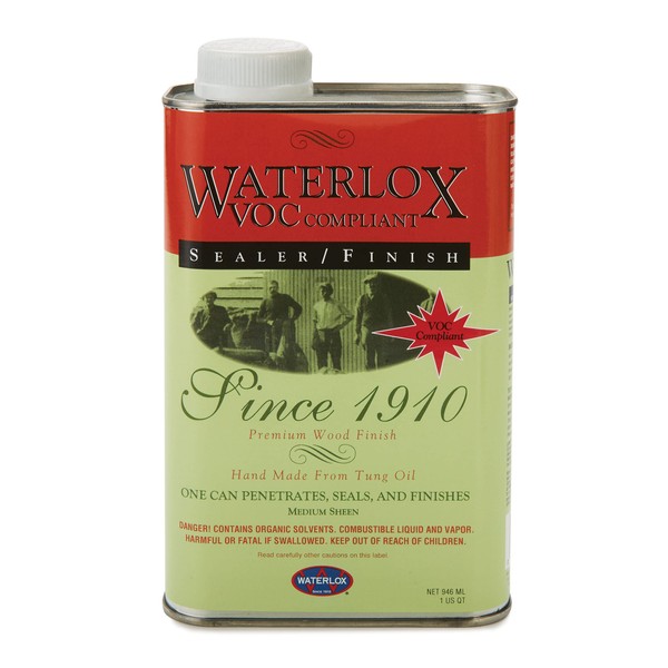 Waterlox Original Sealer Finish, 350 VOC, Quart, 32 Fl Oz