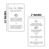 Wax Fire Starter Care Guide Instruction Card | 50pk 2x3.5”