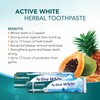 Himalaya Active White Gel, Herbal Vegetarian Toothpaste with Fruit Enzyme