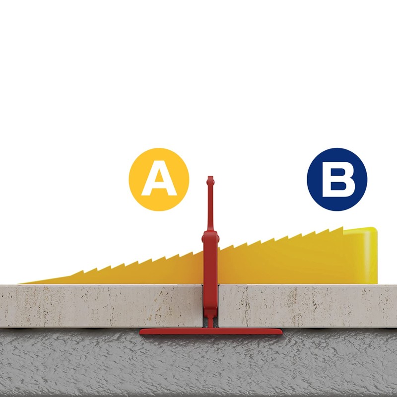 QEP LASH Tile Leveling System, Part A, Clips for 1/8"