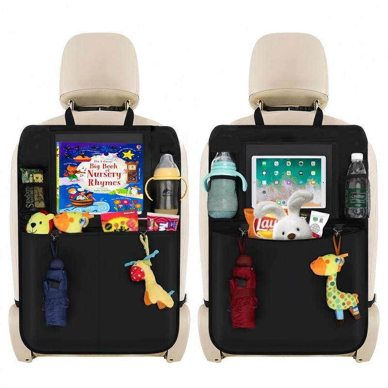 DAWOOWF Seat Back Protector for Children, Universal Car Organiser, Large