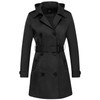 FARVALUE Women's Waterproof Trench Coat Double Breasted Windbreaker Classic Belted