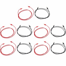 5 Sets Banana Plug Test Lead Gold Plating Banana Plug Test Cable Test Lead Sets with 2 mm Jack for Electrical Projects Service Shops Industry