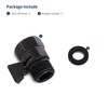 Tenfe Water Flow Control Shut Off Valve, Brass Adjustable Water