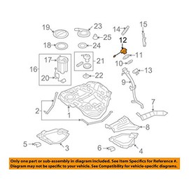 Subaru Gas Tank Fill Gap for 2005-2009 Legacy Outback - 42031AG00A - Genuine OEM