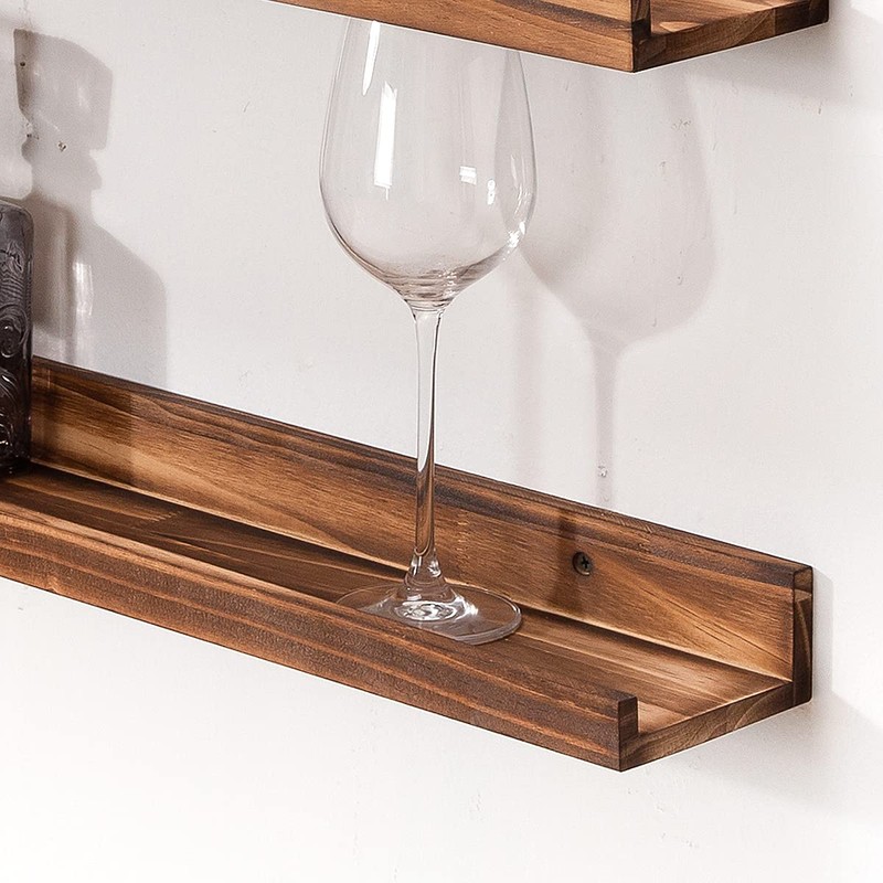 MBYD 48 Inch Picture Ledge Shelf Set of 3, Wall