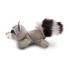 NICI 61274 MagNICI Raccoon Lenno 12 cm Grey Cuddly Toy with Magnet - Magnetic Animal for Fridge, Blackboard, Metal & Much More