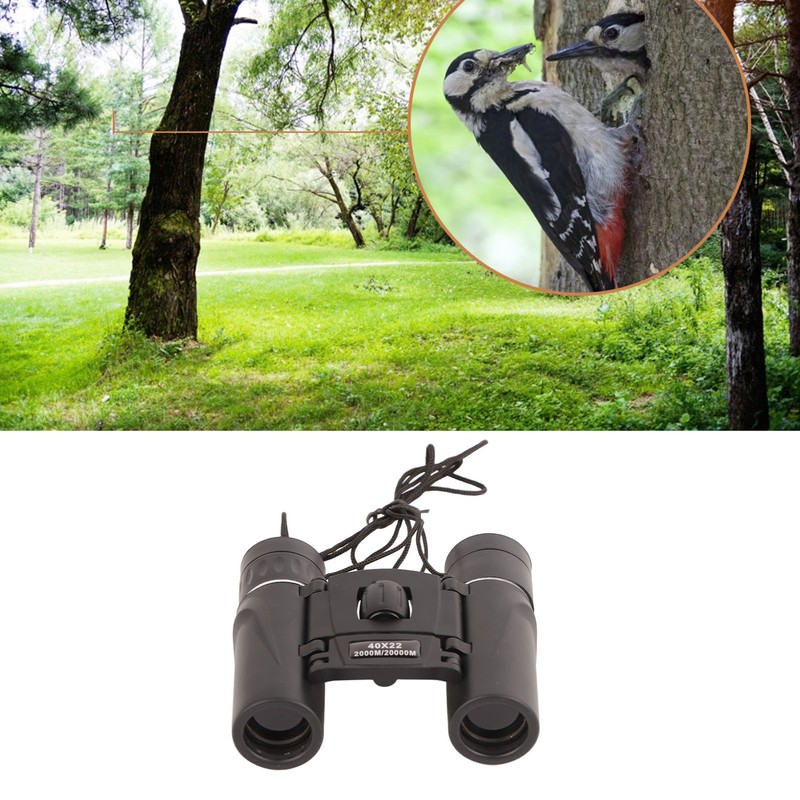 40X22 Binoculars HD IPX5 Waterproof Fogproof Foldable Portable Compact Binoculars