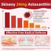 Astaxanthin 24mg with MCT Oil, Astaxanthin Antioxidant Supplements with Ashwagandha,