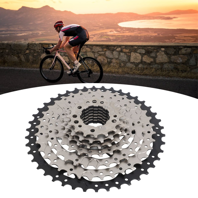 8 Speed 14‑42T Freewheel Aluminum Alloy 8 Speed Cassette Freewheel