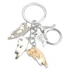 Cat Fish Bone Key Ring Jewelry Cat Fish Bone Keychain