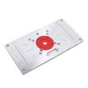 Router Table Insert Plate Woodworking Aluminum Router Plate with 4