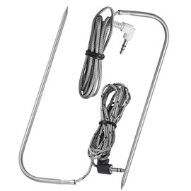 Replacement Meat Probe for Traeger Wood Pellet Grill and Smoker Parts, 2 Pack 3.5mm Plug Waterproof BBQ Temperature Thermometer Temp Probe Accessories