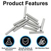 Murtenze 12 Pack 5mm x 30mm Stainless Steel Dowel Pin,