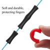 KURUGEILI 4 Sets Bow String Finger Savers Archery Finger Guards