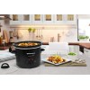 Elite Gourmet 3 Quart Slow Cooker with Low High Settings