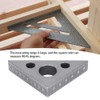 Triangle Ruler 45/90 Degree Aluminium Alloy Triangle Ruler Angle Ruler