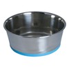 Rogz Slurp Stainless Steel Durable Non Slip Dog Bowl Blue