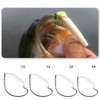 50pcs 37753 Wacky Weedless Worm Fishing Hooks Wide Gap Jig