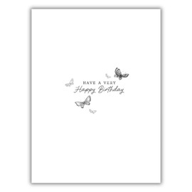 Someone Special Birthday Card for Her - Floral, Butterflies & Bees - Artistic Design - Flowers in Hanging Basket - Made in the UK - Eco-Friendly