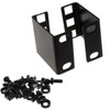 1U Rack Mounting Data Cabinet Recessing Bracket with Cage Nuts