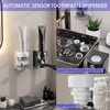 Toothpaste Squeezer, Bathroom Wall Mounted Electric Toothpaste Dispenser with Adjustable