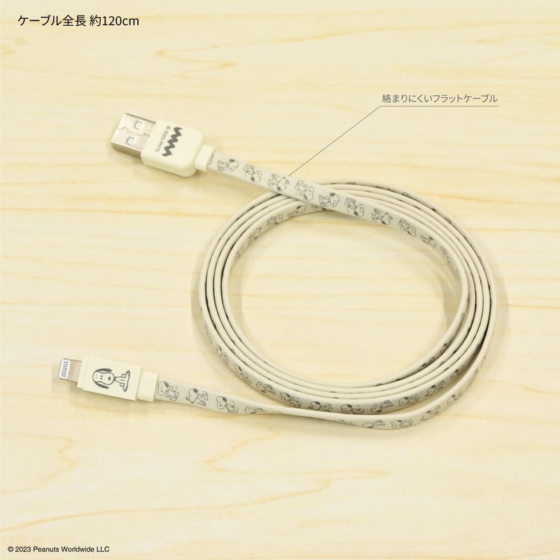 Cable Lightning 120 cm Gourmandise SNG-743IV – Color Marfil y