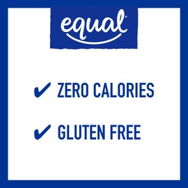 EQUAL 0 Calorie Sweetener, Aspartame and Acesulfame-K Sweetener Packets, Zero Calorie Sugar Alternative, Erythritol Free, 2000 Ct (Pack of 1)