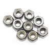 Quantity 50Pcs 1/4-20 Nylon Insert Hex Lock Nuts, 18-8 Stainless