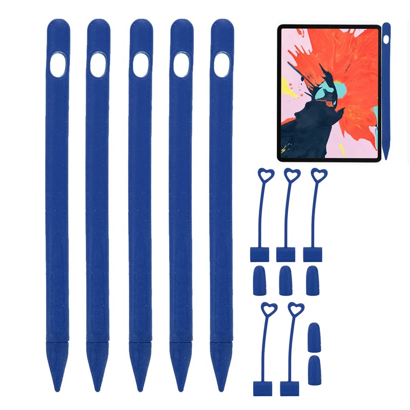 Soft Silicone Stylus Pen Sleeve Tablet Touch Pen AntiSlip Fall