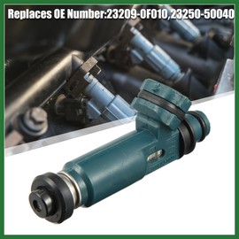 Motoforti 8pcs 23209-0F010 23250-50040 Fuel Injector Nozzle for Toyota 4Runner 4.7L 2003-2005 for Toyota Land Cruiser 4.7L 1998-2006 for Toyota Tundra Sequoia 4.7L 2001-2004 Long-lasting