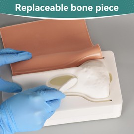 MedEduQuest Intraosseous (IO) Access Trainer with Skin Pad, Adult