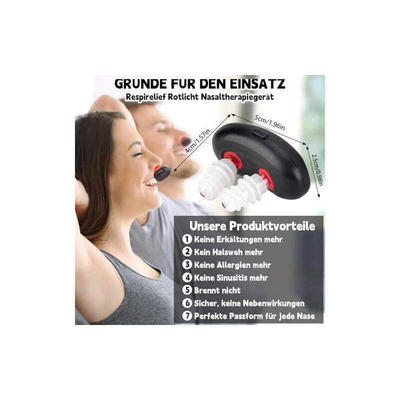 Red Light Nose Therapy Device (C, 1)