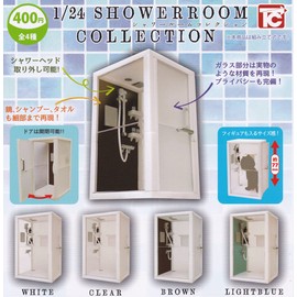 1/24 Shower Room Collection (Complete Set of 4 Types) Gacha Capsule Toy