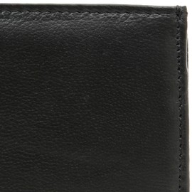 Mens Soft Genuine Leather Wallet and Credit Card Holder Black