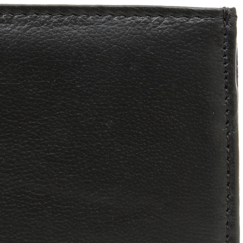 Mens Soft Genuine Leather Wallet and Credit Card Holder Black
