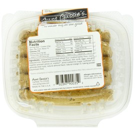 Aunt Gussie's No Sugar Added Cranberry-Orange Biscotti with Almond, 8-Ounce Tubs (Pack of 4)