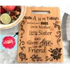 Aunt Gift - Bamboo Cutting Board Design Aunt Gift Birthday