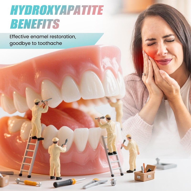 Niacinamide Whitening Toothpaste, Hydroxyapatite Toothpaste, Effectively Whitens Teeth, Protects Tooth